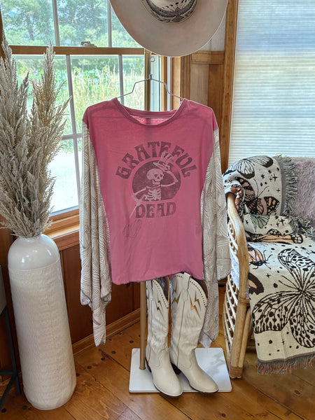 Vintage Dead Graphic Kimono Tee