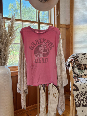 Vintage Dead Graphic Kimono Tee
