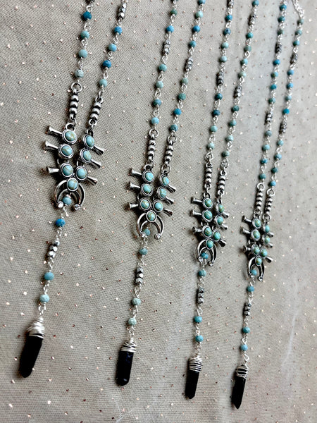 Mini Squash Blossom Necklace