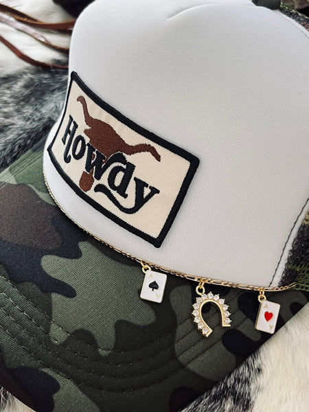 Howdy Trucker Hat- Camouflage