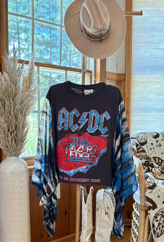 Vintage ACDC Graphic Kimono Tee