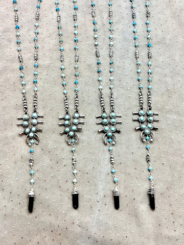 Mini Squash Blossom Necklace