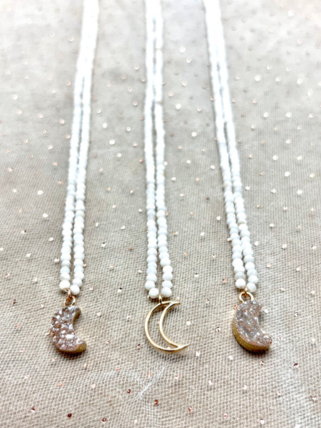 Moonstone Path Necklace