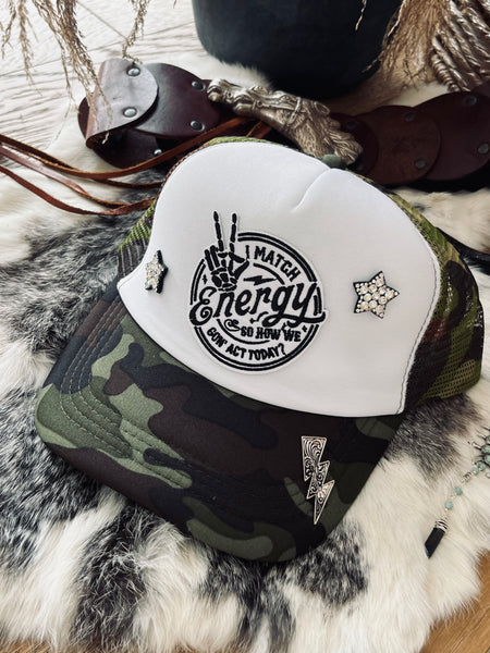 Match my Energy Trucker Hat- Camouflage