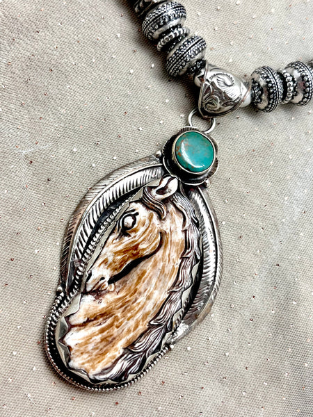 Horse Pendant Necklace