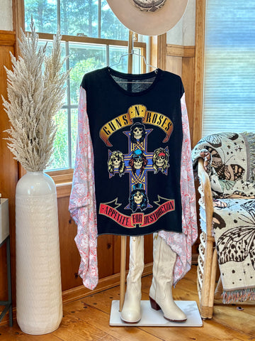 Vintage G&R Graphic Kimono Tee
