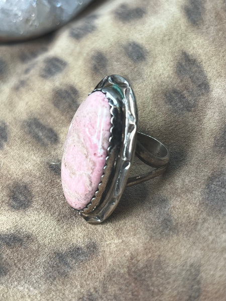 Rhodochrosite Ring