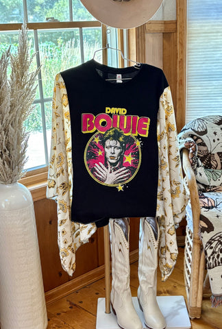 Vintage Bowie Graphic Kimono Tee