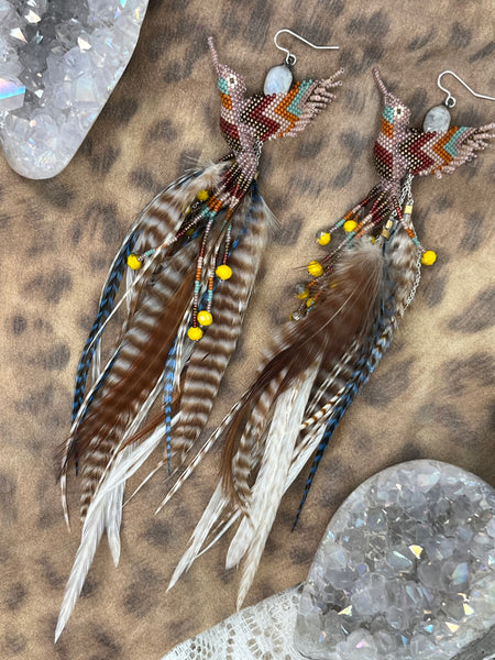Hummingbirds of a Feather Earrings