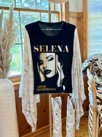 Vintage  Selena Graphic Kimono Tee