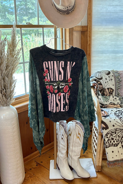Vintage G&R-camo Graphic Kimono Tee