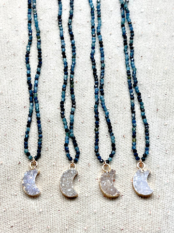 Crystal Moon Path Necklace