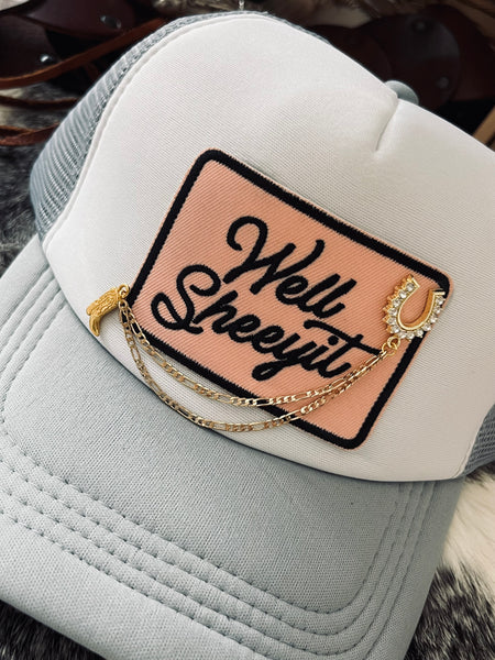 Well Sh** Trucker Hat- Grey