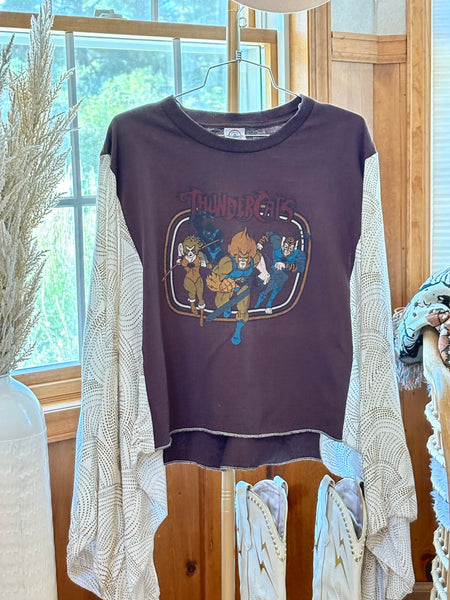 Vintage  Thunder Cats Graphic Kimono Tee
