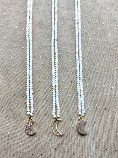 Moonstone Path Necklace