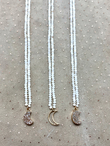 Moonstone Path Necklace