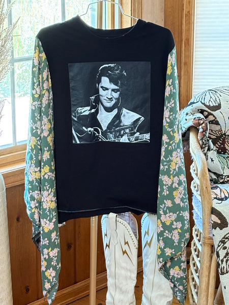 Vintage Elvis Graphic Kimono Tee