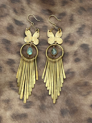 Butterfly Sun Rays Earrings