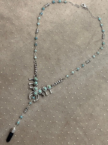Mini Squash Blossom Necklace