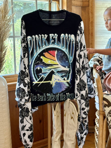Vintage Pink Floyd Graphic Kimono Tee