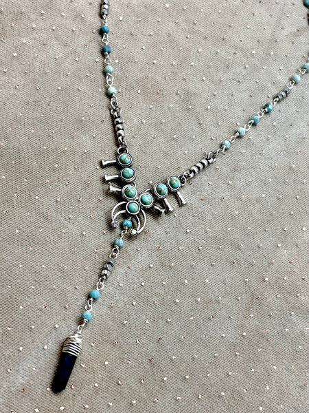 Mini Squash Blossom Necklace