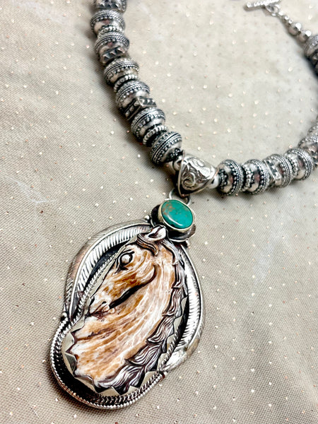 Horse Pendant Necklace