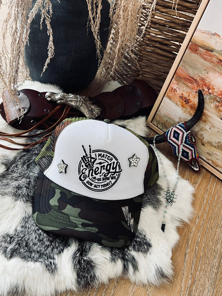 Match my Energy Trucker Hat- Camouflage