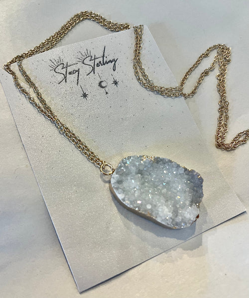 Celestial Ice Pendant Necklace