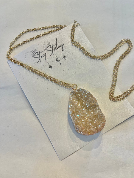 Celestial Ice Pendant Necklace