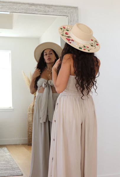 Sweet Like Honey Boater Hat