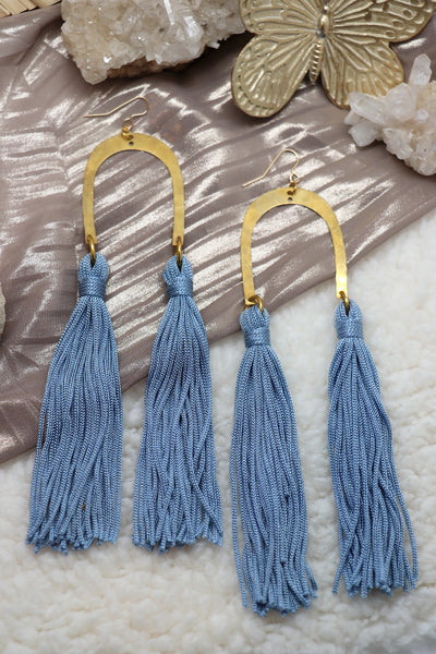 Band Of Ether Tassel Earrings