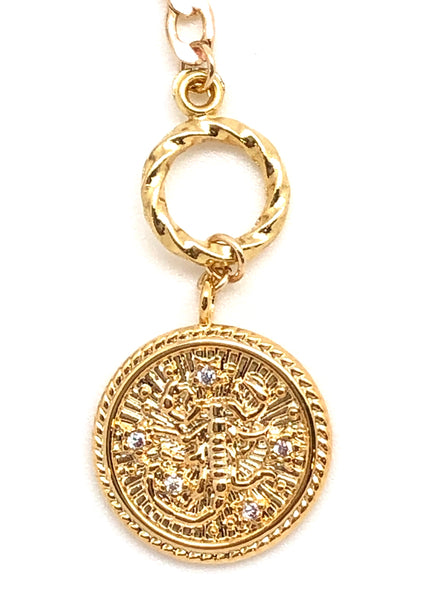 Zodiac Coin Necklace