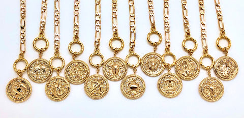Zodiac Coin Necklace